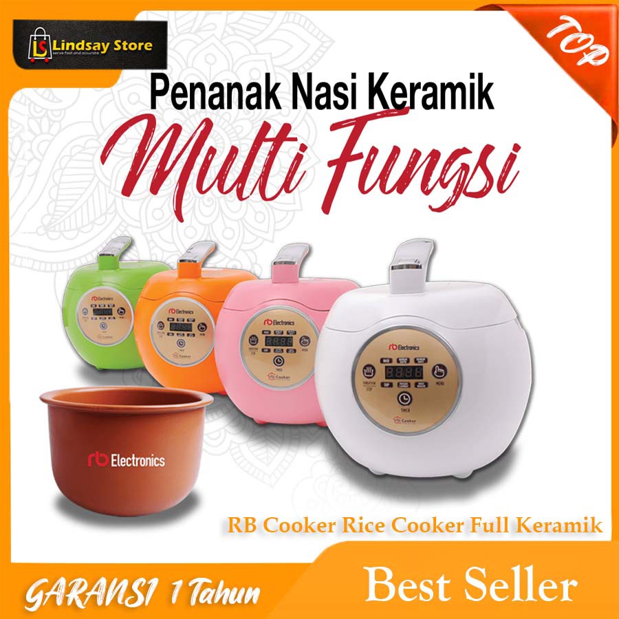 RB Cooker Rice Cooker Full Keramik | Healthy Rice Cooker Ceramic
