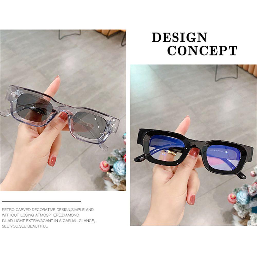 Wonder Polarized Sunglasses Retro Kecil Punk Bingkai Persegi Pria Kacamata Matahari