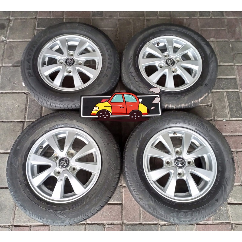VELG ORIGINAL COPORAN MOBIL BEKAS AVANZA R14 + BAN BONUS BISA BUAT XENIA