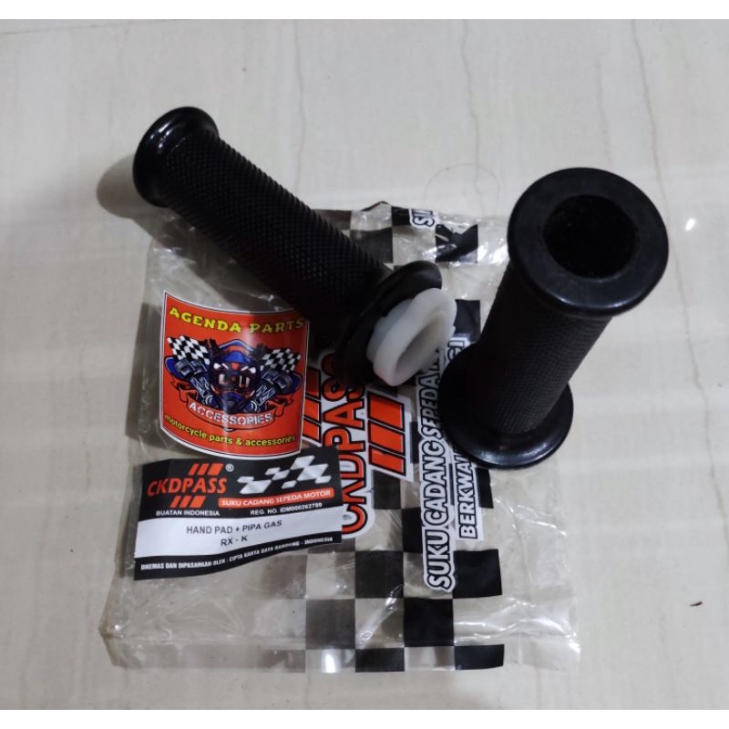 handpad handgrip hanfat+ pipa gas  plus slongsong gas yamaha rx king / f1zr-yamaha jupiter