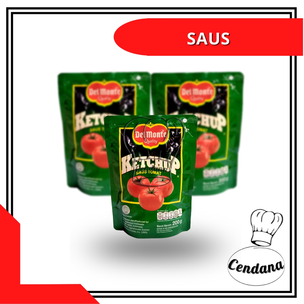 

DEL MONTE SAUS TOMAT POUCH 200GR