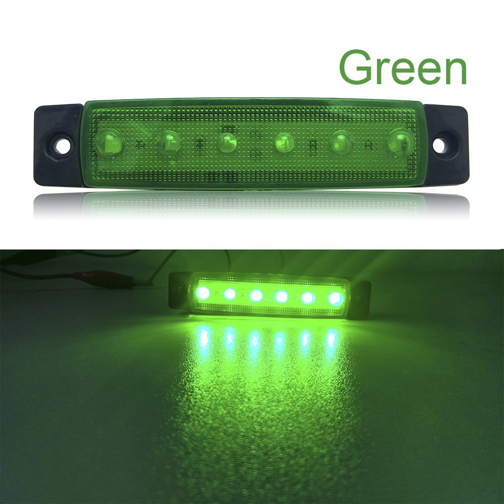 1 pc merah Kuning putih biru green 12/24 V 3 SMD LED Auto Mobil Bus Truk Truk Lorry Side Marker Led Trailer Lampu Belakang Side Lamp