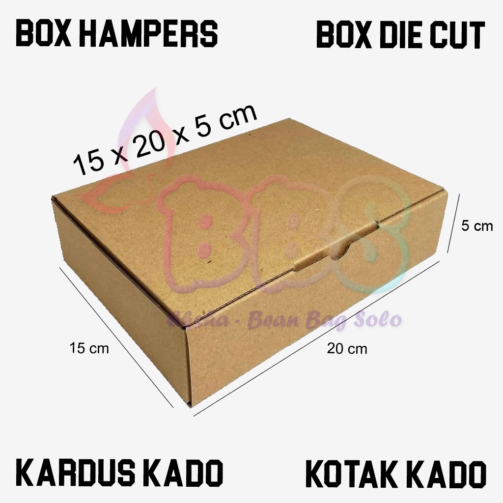 

GIFT BOX / KOTAK KADO / KARDUS PACKING / DUS PACKING / HAMPERS BOX / BOX DIE CUT 20x15x5 cm