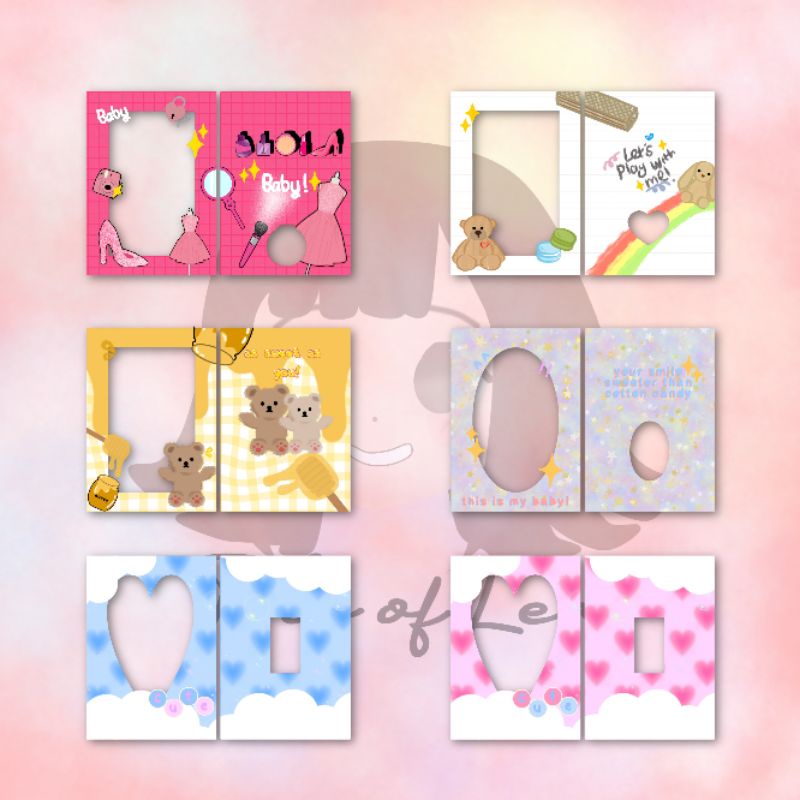 Acrylic Photocard Holder All Fandom PC/MPC holder akrilik