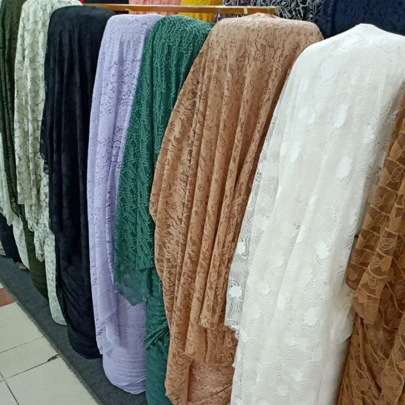 Kain/Bahan BROKAT GARMEN GRESS PREMIUM MURAH