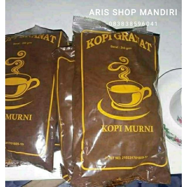 

KOPI GRANAT ASLI, KOPI LELETAN