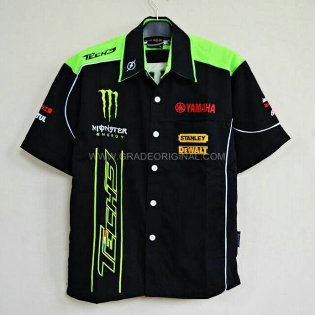 Kemeja Baju Seragam Yamaha Tech3 Keren