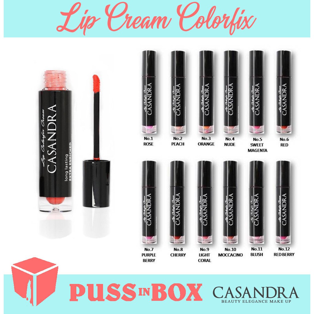 CASANDRA LIP CREAM COLORFIX LIPCREAM CASSANDRA