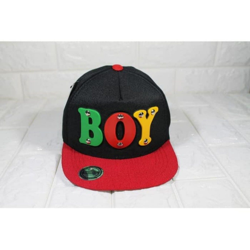 BOY Topi Snapback anak laki-laki/ topi basebol anak/ topi anak kualitas import new produk