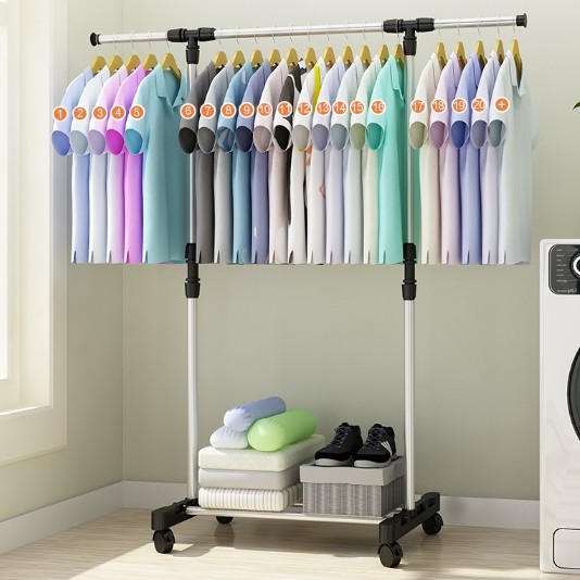 Jual Lemari Rak Baju Pakaian Kain Portable Yang Bisa Bongkar Pasang Kuat Ukuran Kecil Mini Single 1