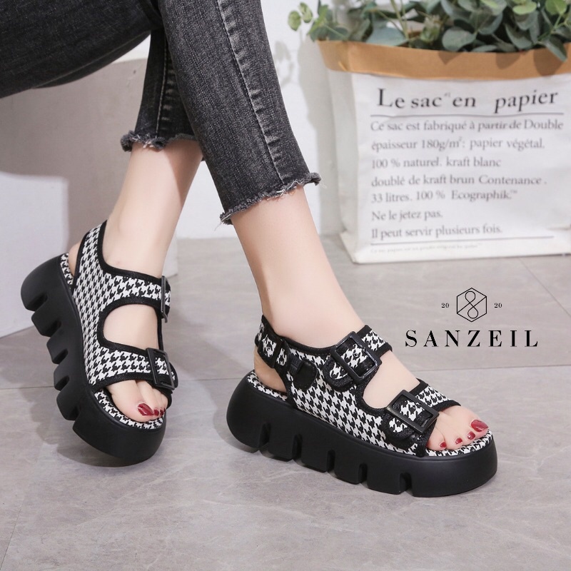 SG0120 syafniegalery Sanzeil Wawa Original Brand Wedges wanita import