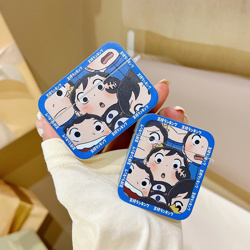 Cute Boy Prince Bluetooth Earphone Charging Box Cover Pelindung Untuk Airpods1 2 3 Pro 2 Pro2 Headphone Soft Cover Protector