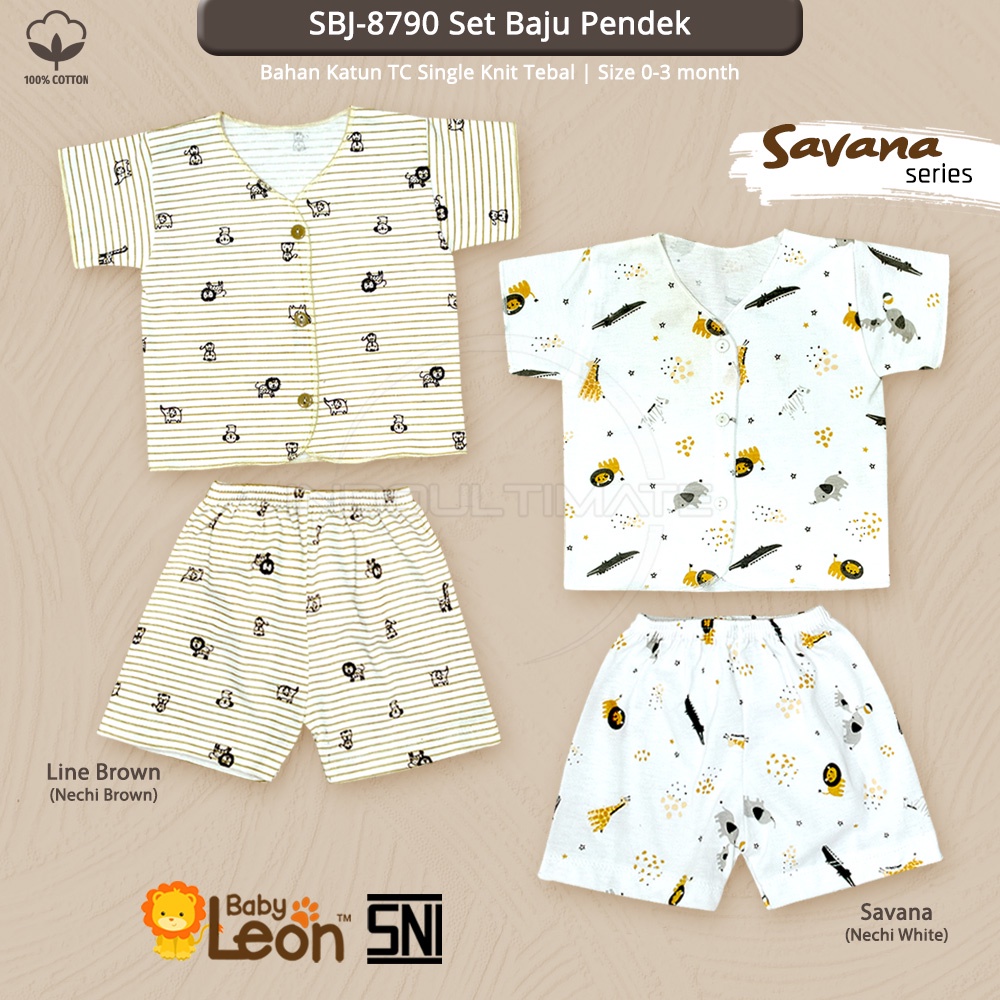 Setelan Baju Bayi + Celana Bayi BABY LEON Newborn Baru Lahir SBJ-8790 SBJ-8791 Celana Panjang Bayi Celana Pendek bayi Baju Lengan Panjang Bayi Baju Lengan Pendek bayi Kaos Bayi Pakaian Bayi Perlengkapan Bayi BH-8799