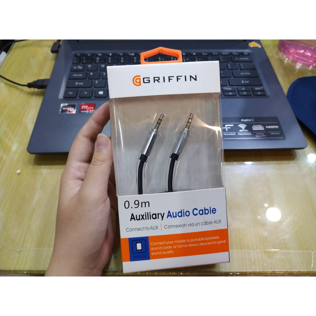 GRIFFIN AUXILIARY KABEL AUDIO JACK ORIGINAL TERBAIK MURAH AUDIO JACK CABLE