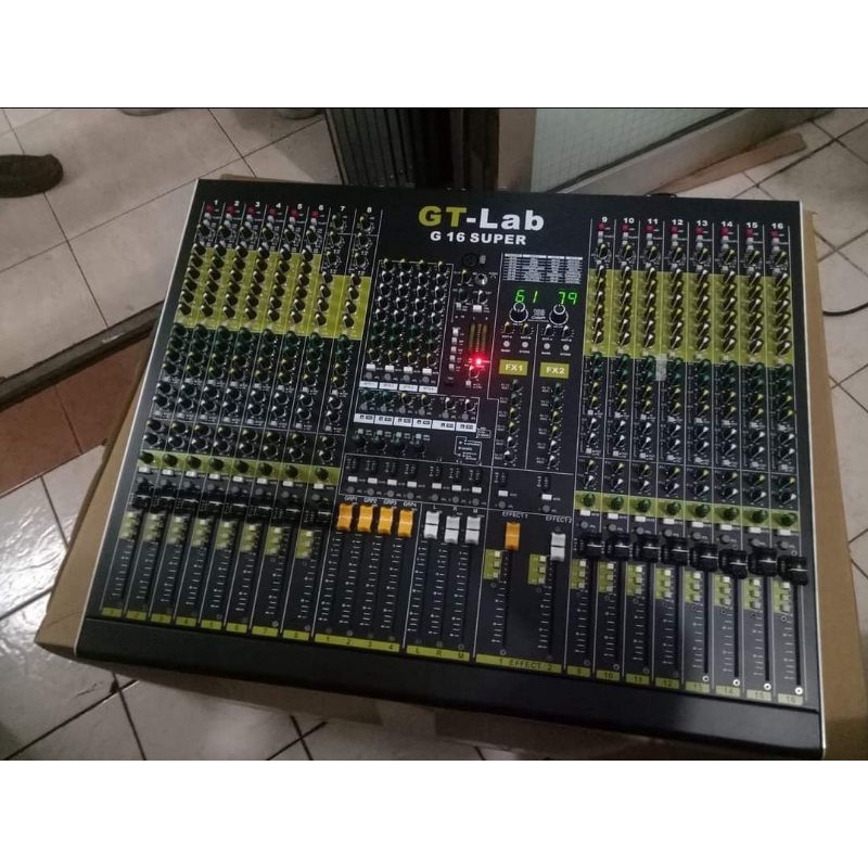 Mixer Audio GT Lab 16 Channel G16 G 16 SUPER Series Original By RDW