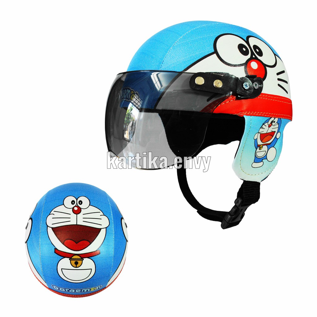 SUPER Helm Anak Balita Retro Doraemon