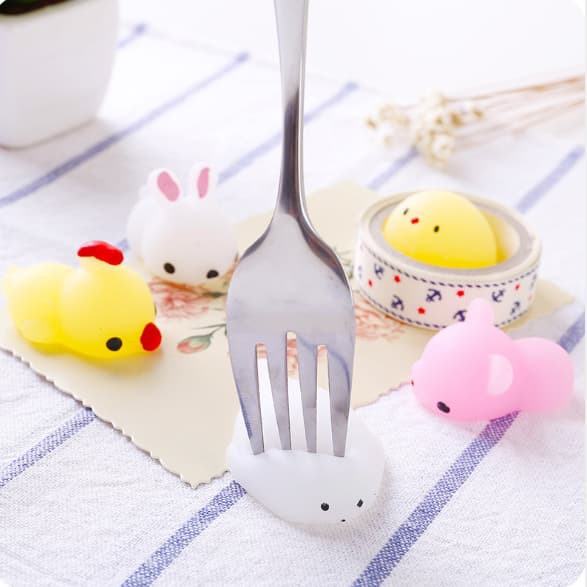 SQMO squishy mochi hp 9gag case hp standard animal hewan oppai dada - 1 ayam bulat