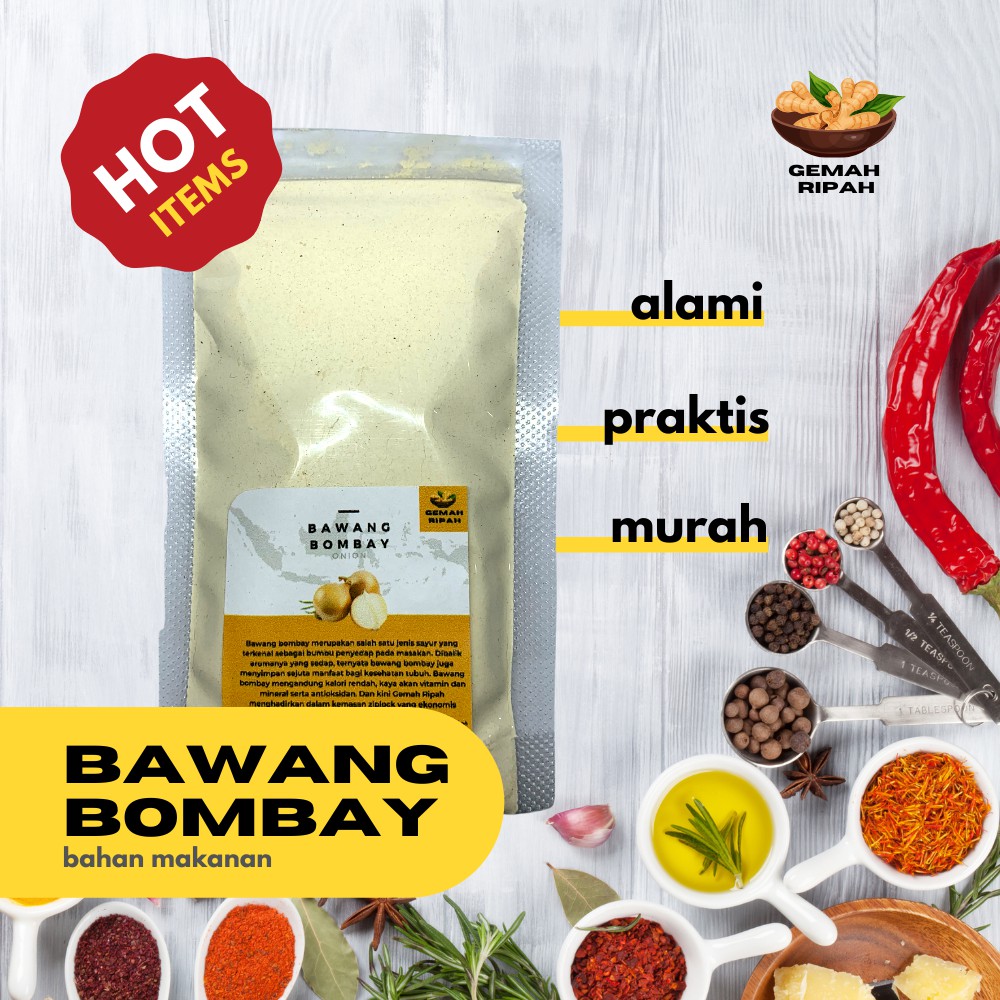 

Onion Powder Premium Bawang Bombay Bubuk Bawang Bombai Garlic Powder Bawang Putih Bubuk Murni Alami