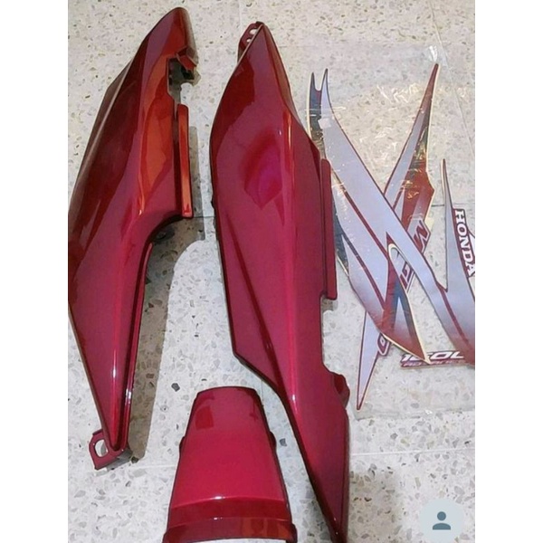 Bodi mega pro primus set setiker warna merah