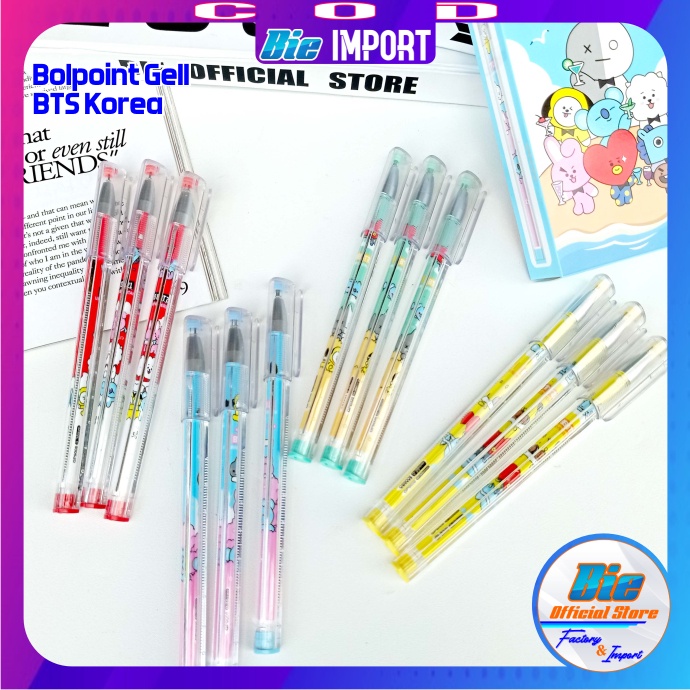 Bolpoint Karakter Lucu BTS Korean Style Impor Best Seller