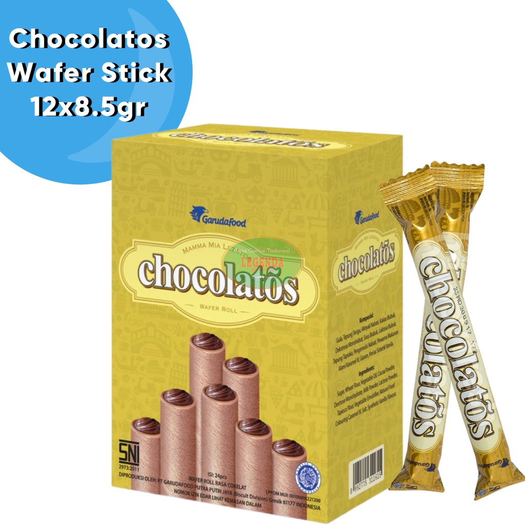 

Gery Chocolatos wafer roll isi 24pcs