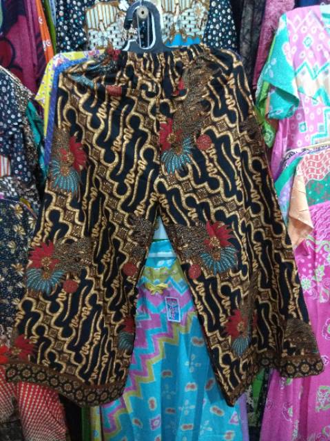 CELANA PANJANG KULOT BATIK PANJANG 100 cm BAHAN BATIK BERKUALITAS - CELANA WANITA MURAH