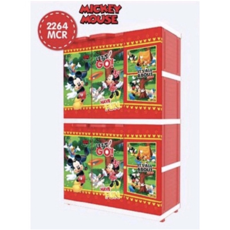 LEMARI PLASTIK PAKAIAN KARAKTER ANAK LEMARI PAKAIAN JUMBO