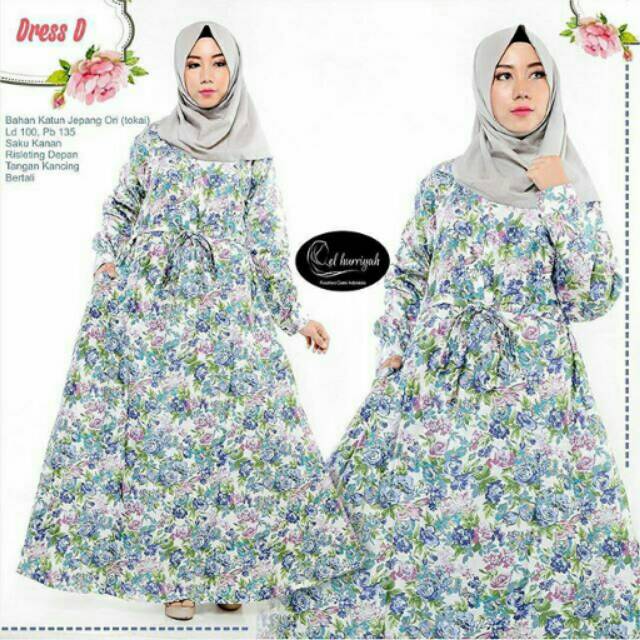 Gamis katun jepang ori