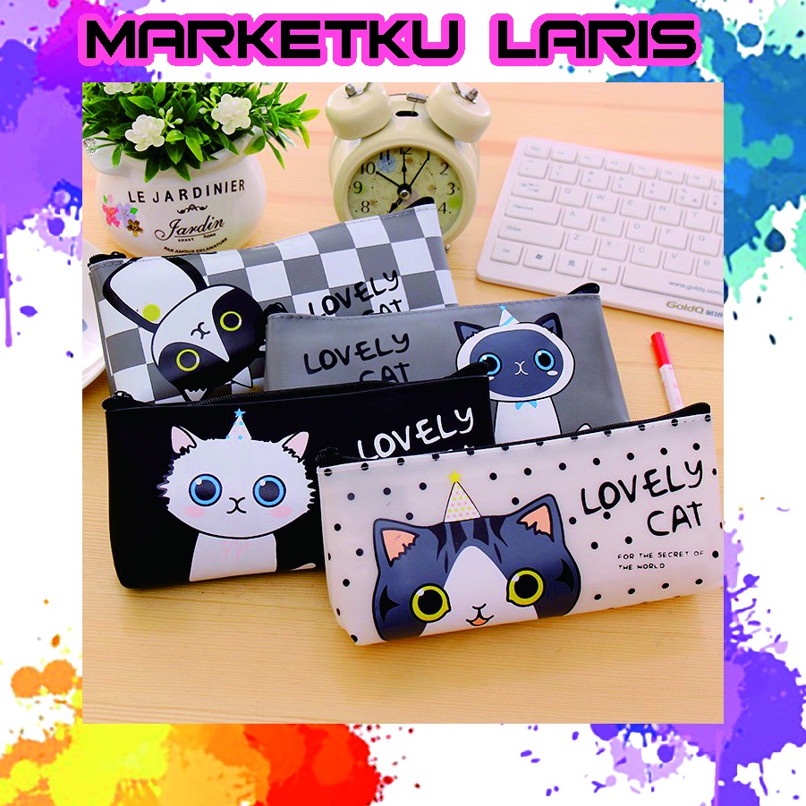 

MKL - R299 FANCY SILIKON PANJANG MOTIF TEMPAT PENSIL LOVELY CAT TEMPAT ALAT TULIS KUCING IMPORT