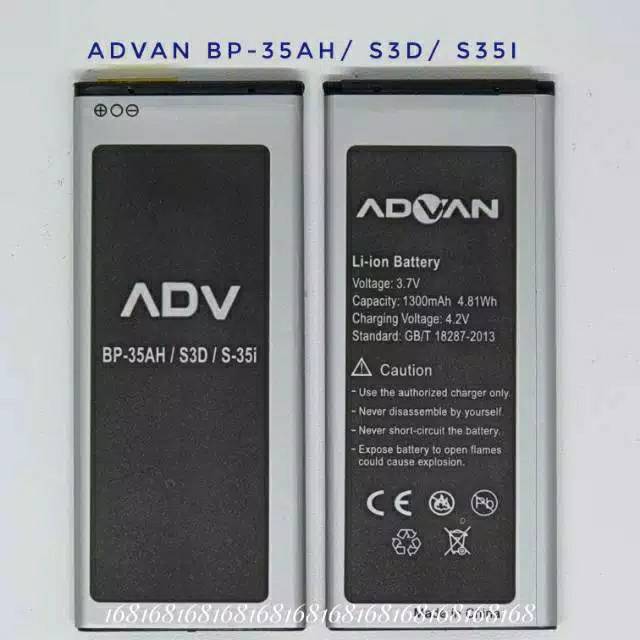 Baterai Batre Advan BP-35AH bp35ah S3D S35i S35D Battery