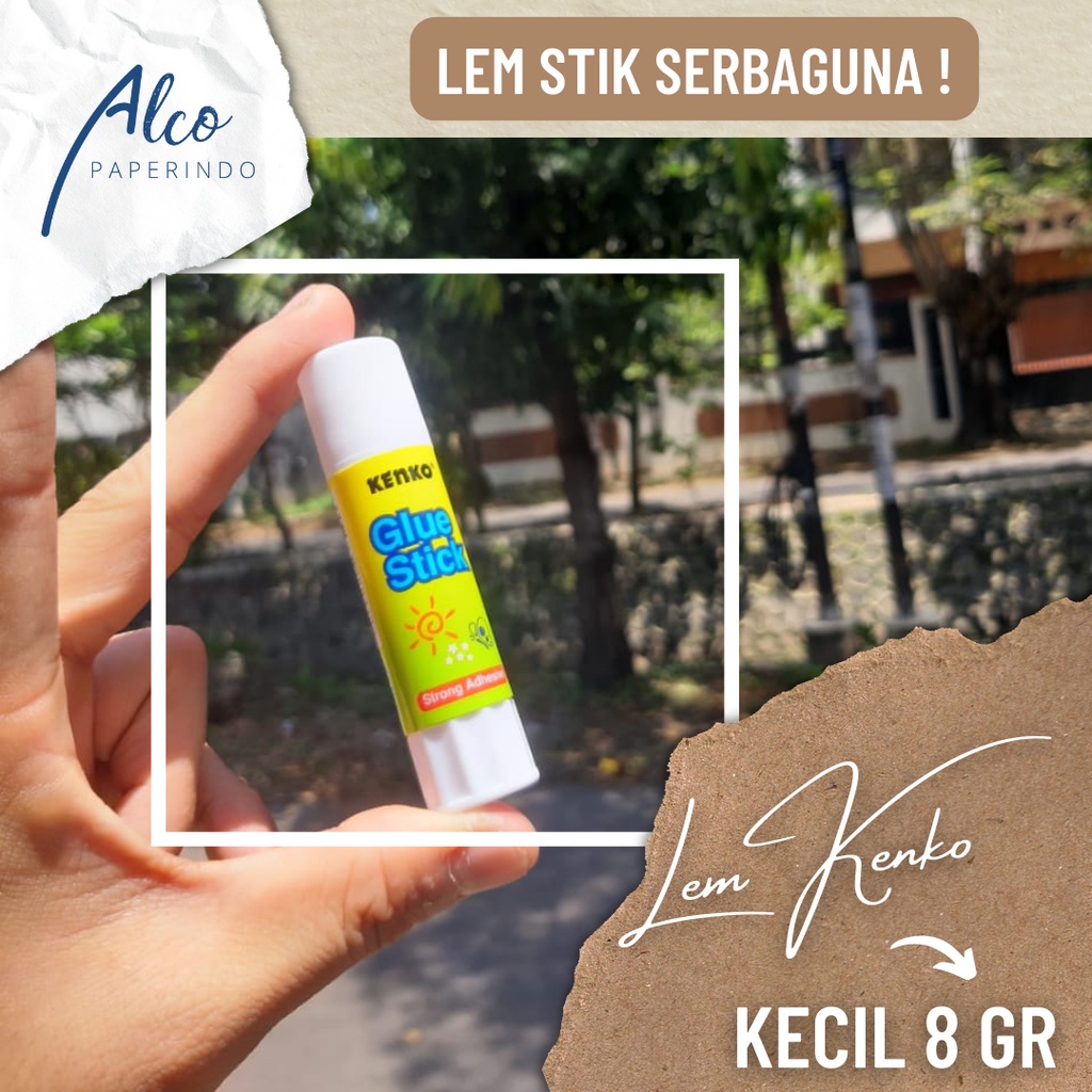 

Lem STIK KENKO kecil 8gr Lem Kertas Lem Putar