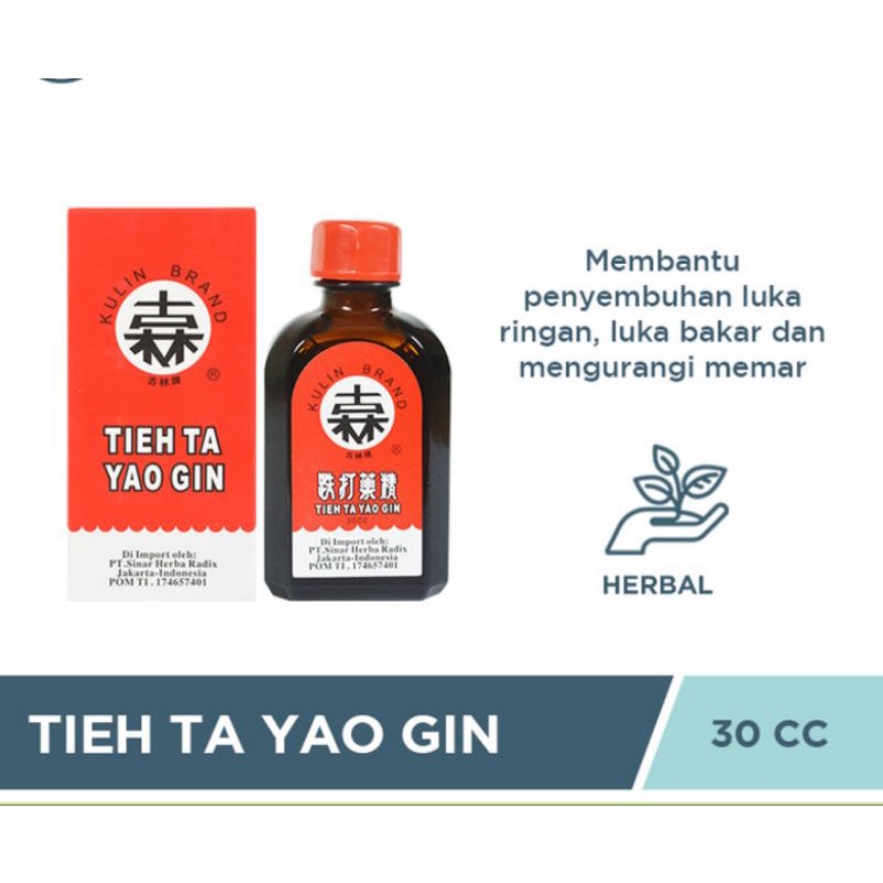 

Tieh Ta Yao Gin ( chu kiang Brand ) - Obat merah cina untuk luka/memar