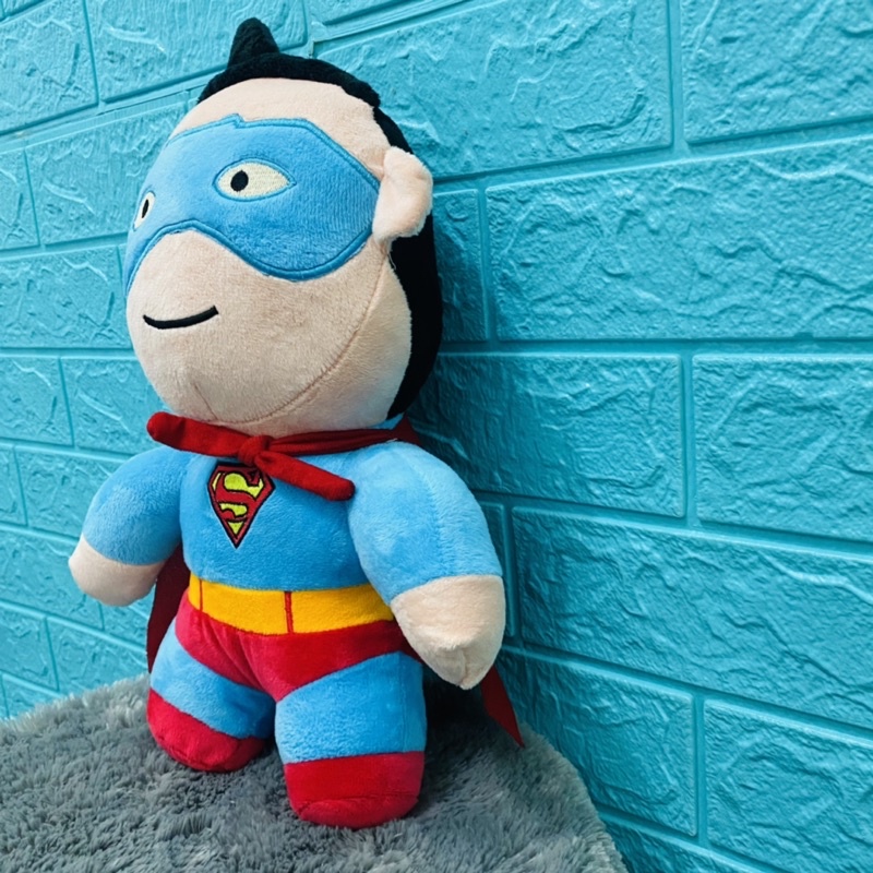 Boneka Super Hero Batman Superman Spiderman Iron Man Captain A Tinggi 35cm Berlabel SNI