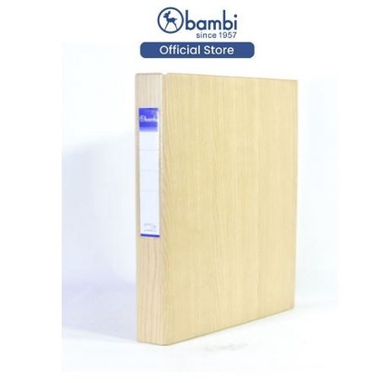 

READY Bambi D-Type Ring Binder 2121 A4 Cream Wood - Cream Wood MURAH