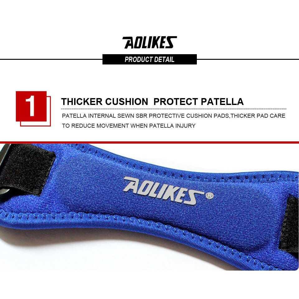 AOLIKES Pelindung Lutut Olahraga Knee Support Brace Wrap - A-7919