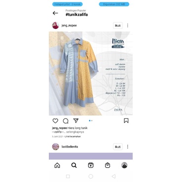 Hiera tunik zalifa SALE