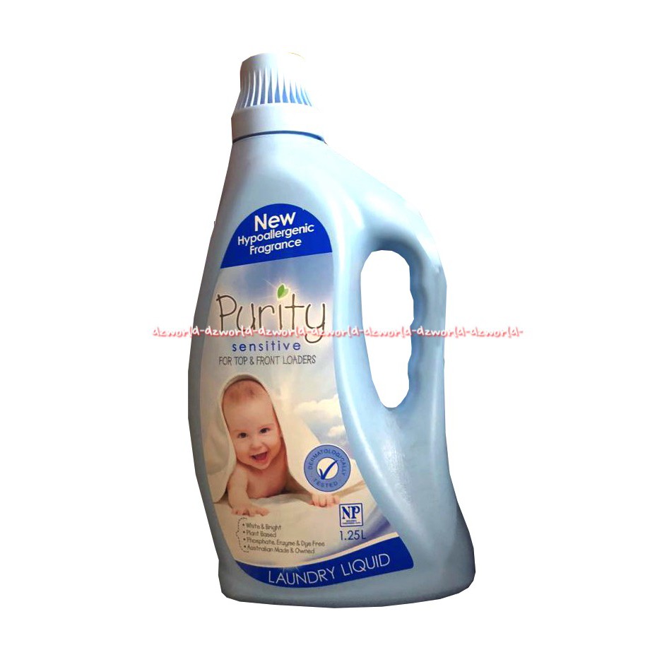 Purity Sensitive Laundry Liquid 1,25L Detergen Cair Untuk Kulit Sensitif