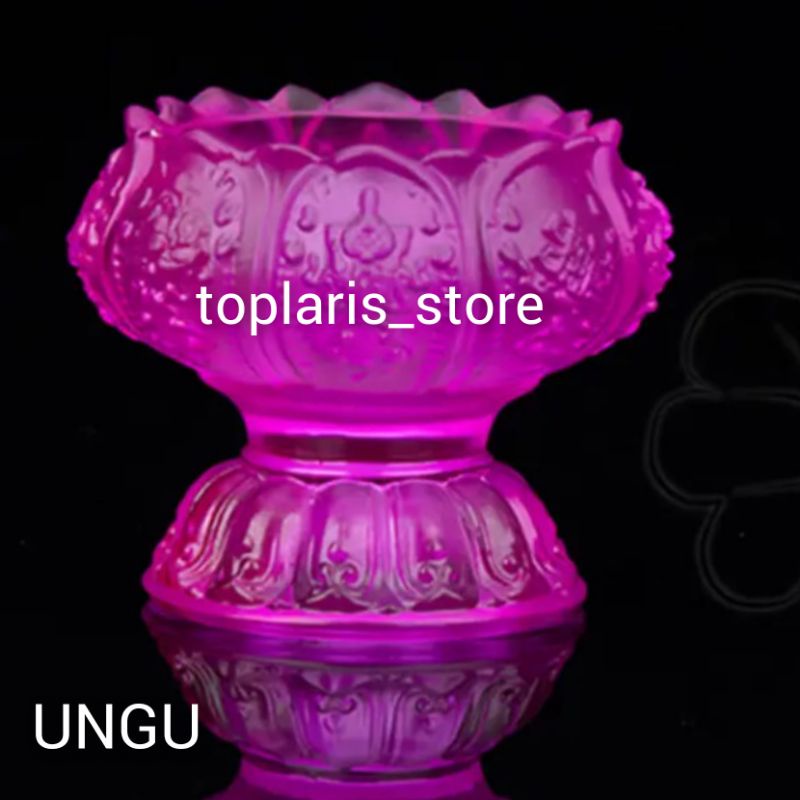 Tempat Lilin Candle Tealight Teratai Pink Besar