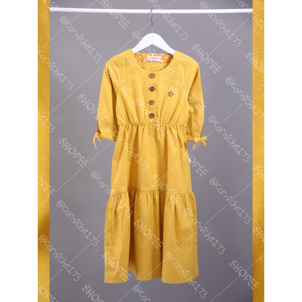 Corniche Kids Nadeera Dress Kids Ochre - TB K50092