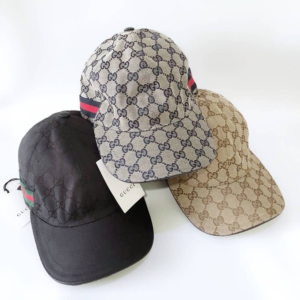 GUCCI hat Original GG canvas baseball hat with Web