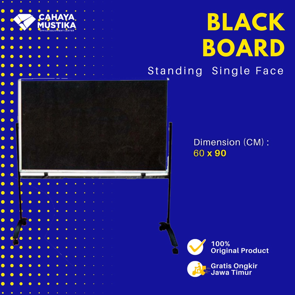 

Jual Papan Tulis Kapur Standing S/F Blackboard Sakana Uk 60x90 Malang