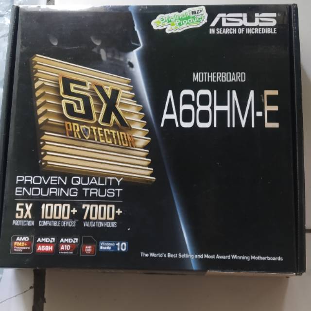 Motherboard Asus A68HM-E AMD nyala tapi (No display)