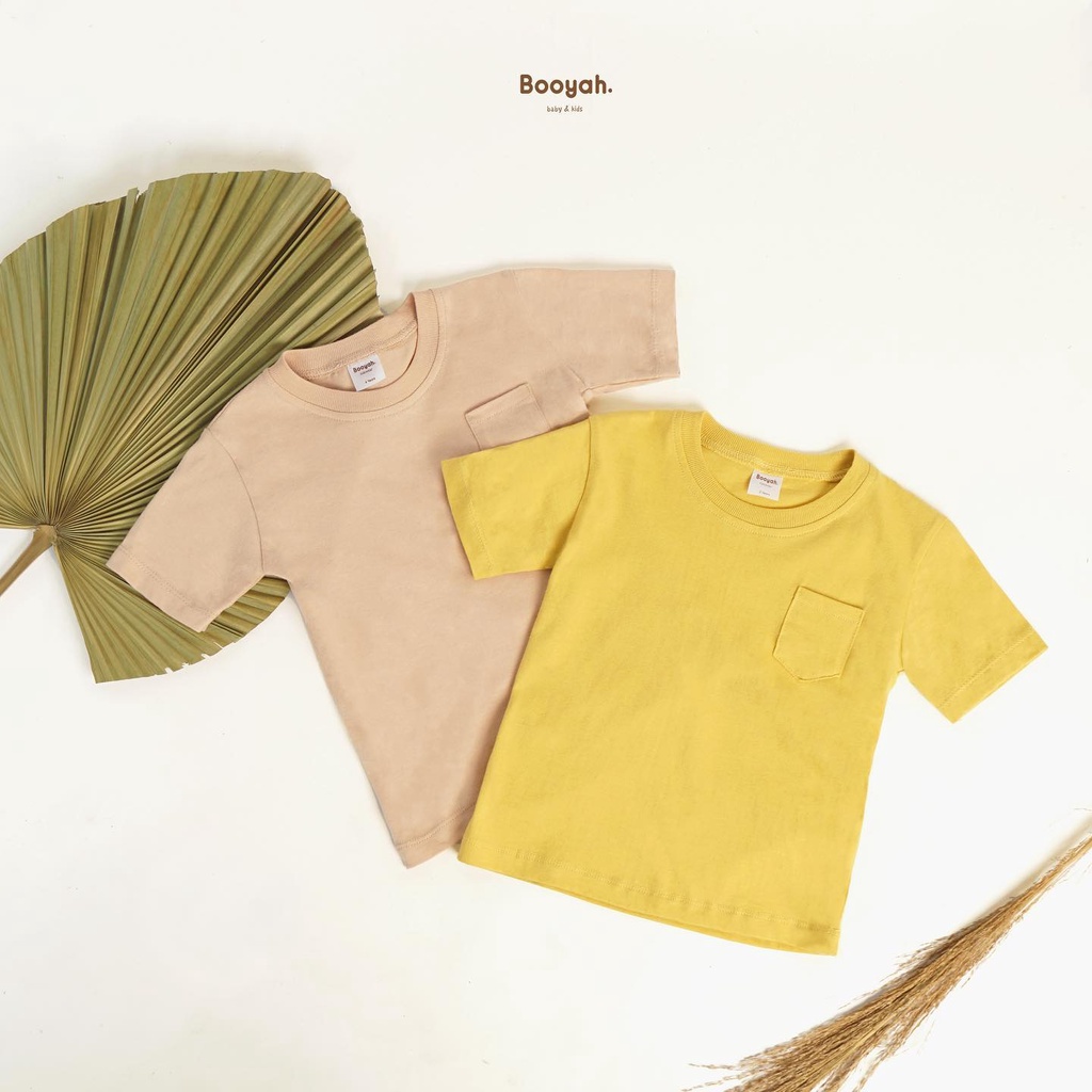 Booyah Pocket Tee - Kaos Polos Anak Unisex 1-6 Tahun