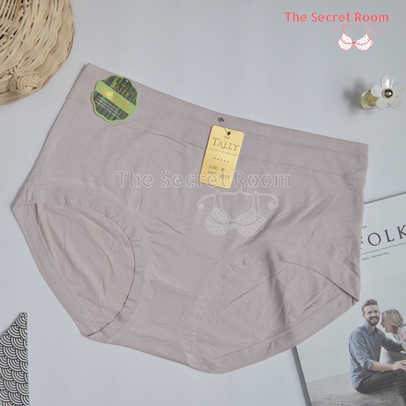 TALLY CD CELANA DALAM 6377 I FREE SIZE | FIT XXL I BAHAN KATUN BAMBOO