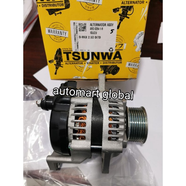 alternator dinamo cas dmax 2.5 ditd