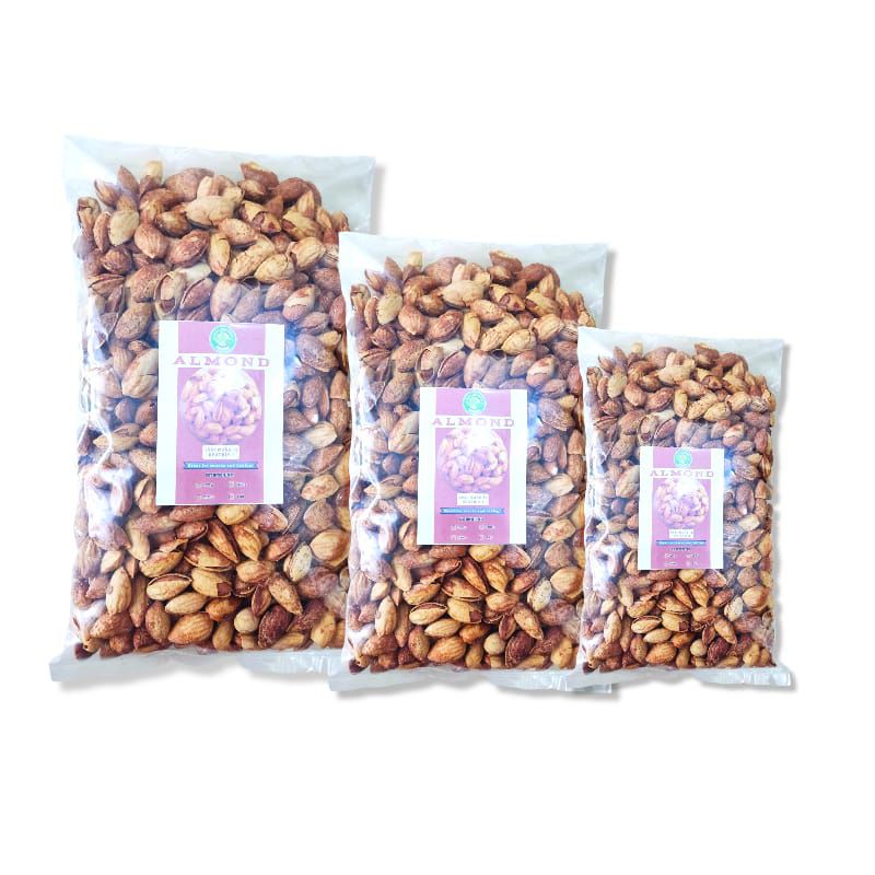 

Kacang Almon Kulit Panggang//Roasted 500gr