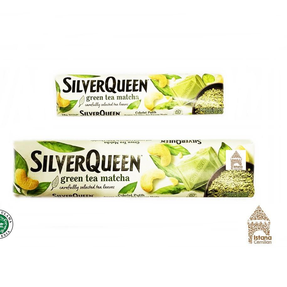 

PROMO 11.11 (owg-1272) Silverqueen GREEN TEA / Cokelat Silver Queen Greentea 28 Gram / 62 Gram . Val
