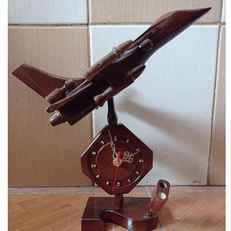 Viral Souvenir Jam Pesawat Dari Kayu Jati Model Antik / Jam antik dari kayu jati