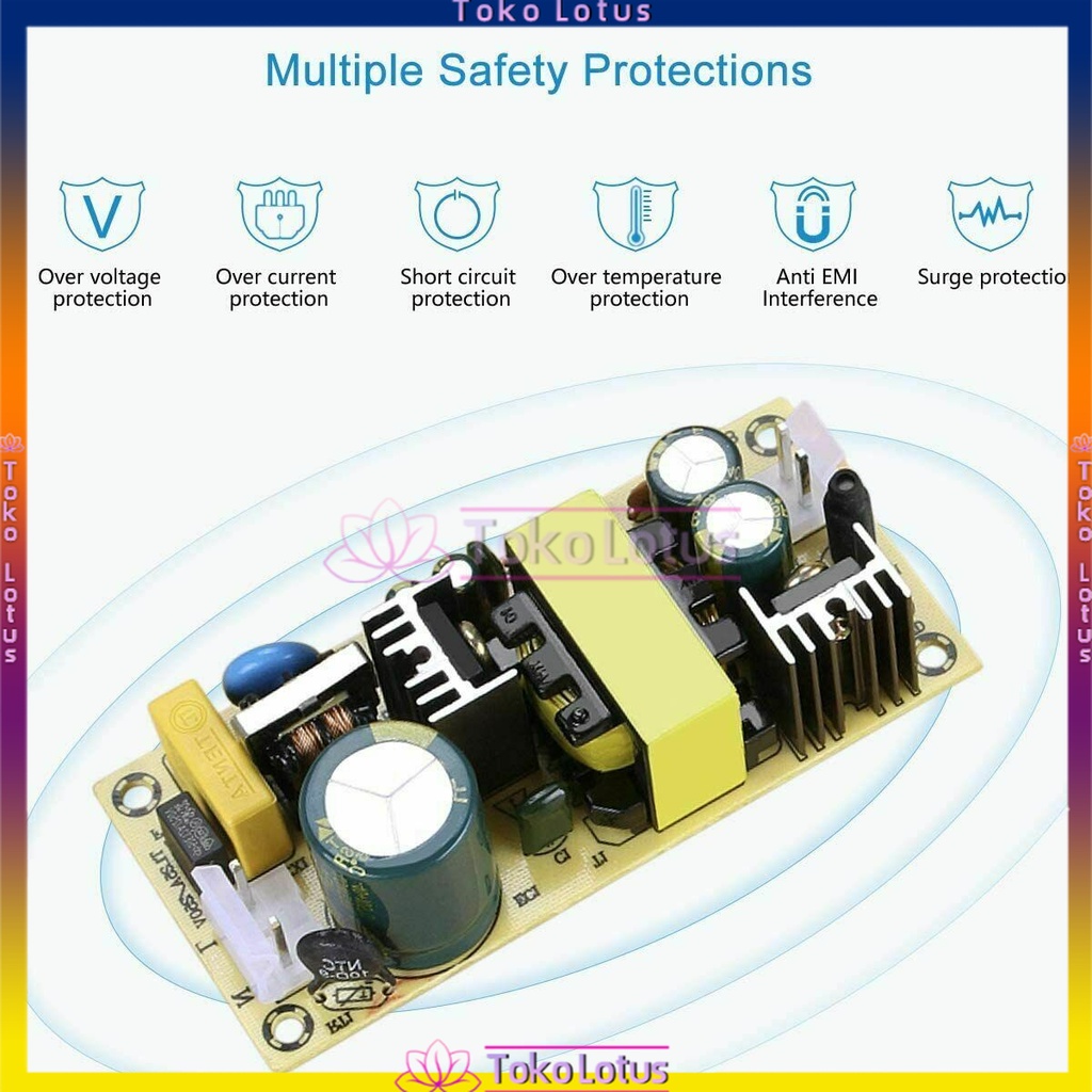 TERBARU!!! ADAPTOR DC 12V 2A [500mA]  MURNI TRAFO POWER SUPPLY UNTUK LAMPU STRIP ALL CCTV DVR HDD ADP PSU BNC DRAT [Bisa bayar ditempat]