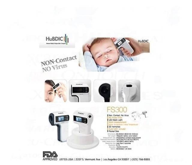 Termometer Infrared Hubdic Non Contact fs 300 dan fs 700